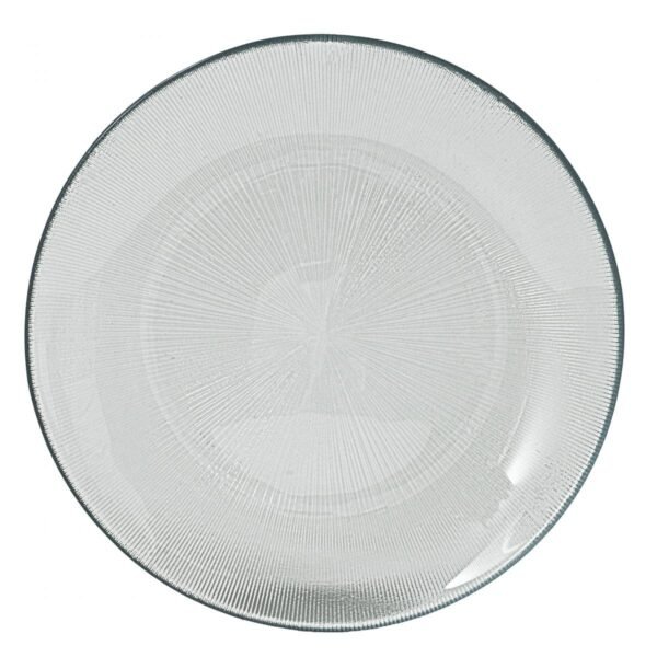 PLATO TENDIDO VIDRIO TRANSPARENTE / 1341-1 / FS006