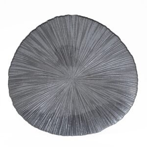 PLATO TENDIDO VIDRIO 28 X 3 CM MODELO: ANGLE / 1776-2002024 / FS006