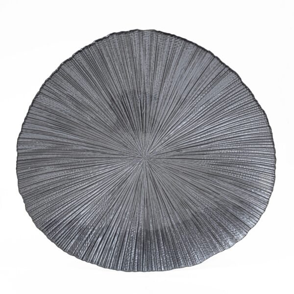 PLATO TENDIDO VIDRIO 28 X 3 CM MODELO: ANGLE / 1776-2002024 / FS006