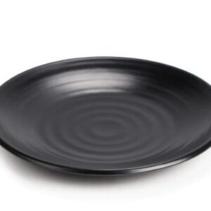 PLATO NEGRO DE MELAMINE / JA2065 / FS006