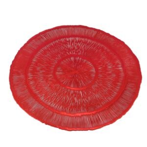 INDIVIDUAL DE PVC ROJO / JA2359 / FS006