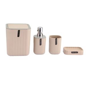 4PCS JUEGO DE BAÑO PLASTICO  / JA2421 / FS006