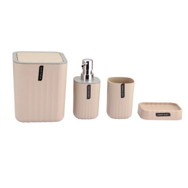 4PCS JUEGO DE BAÑO PLASTICO  / JA2421 / FS006