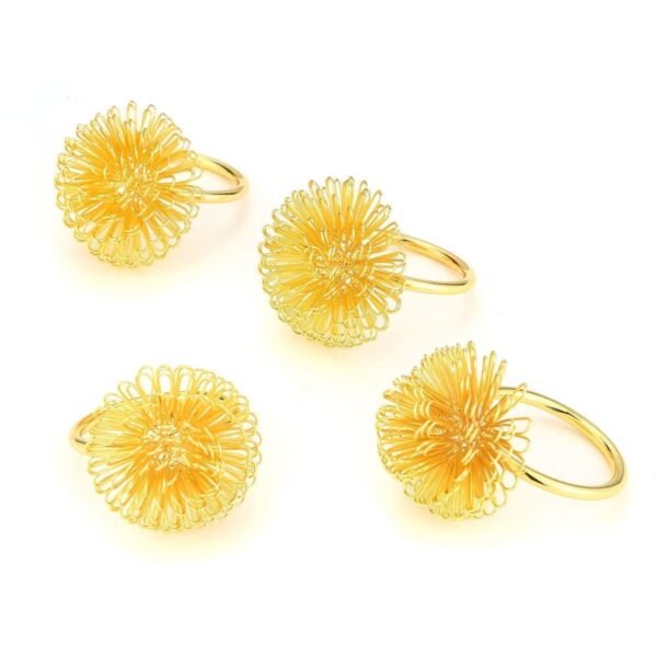 ANILLO DE SERVILLETA DORADOS / JA2749 / FS006