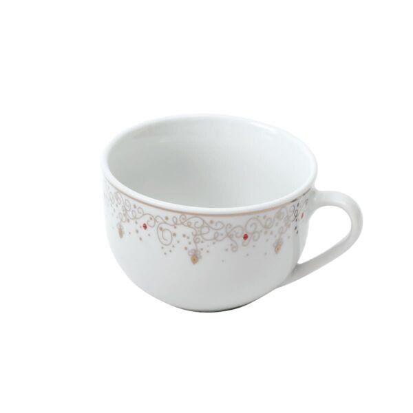 TAZA Y PLATO CON DISEÑO DE LUCES NAVIDEÑAS / JA3002 / FS006 - Image 2