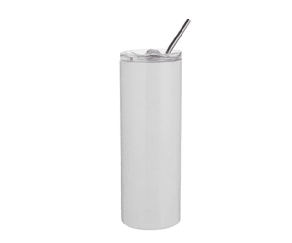 TERMO BLANCO DOBLE CAPA DE ACERO CON PISTILLO / JA3132-WHITE / FS006