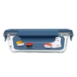 REPOSTERO DE VIDRIO RECTANGULAR CON TAPA / JA3173 / FS006