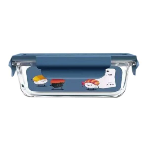 REPOSTERO DE VIDRIO RECTANGULAR CON TAPA / JA3173 / FS006