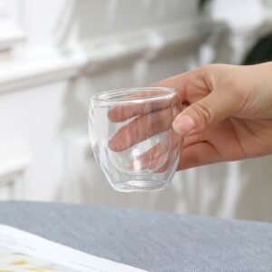 VASO DE VIDRIO DOBLE FONDO / JA3365 / FS006