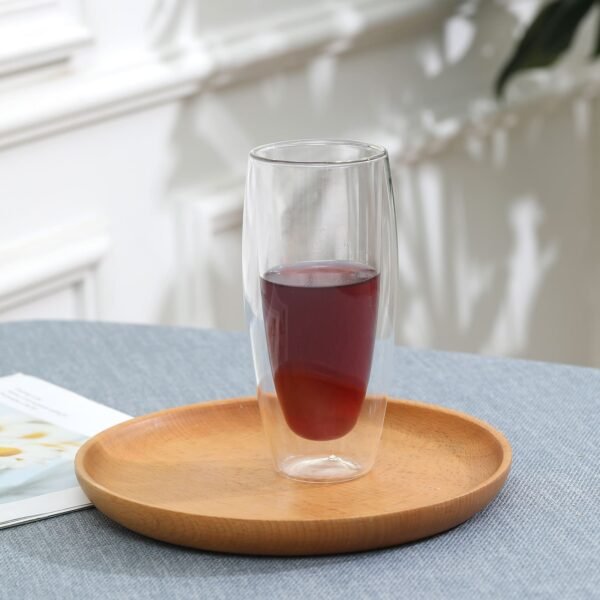 VASO DE VIDRIO DOBLE FONDO 240 ML / JA3368 / FS006
