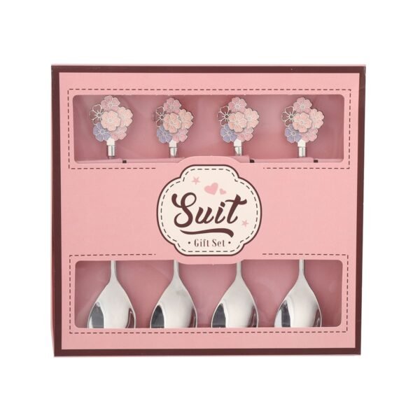 SET DE 4 CUCHARITAS PLATEADOS / JA3406-SILVER / FS006 - Image 2