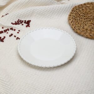PLATO POSTRE BLANCO / JA1839WHITE / FS006