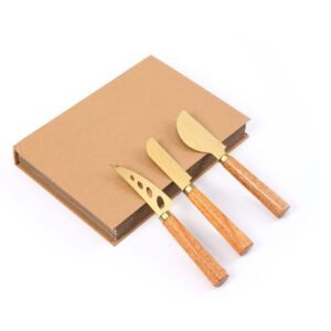 SET DE UTENSILIOS PARA QUESO DORADO / JA3443 / FS006