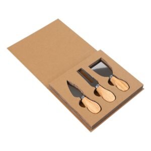 SET DE 3 UTENSILIOS PARA QUESO PLATEADO / JA3445 / FS006