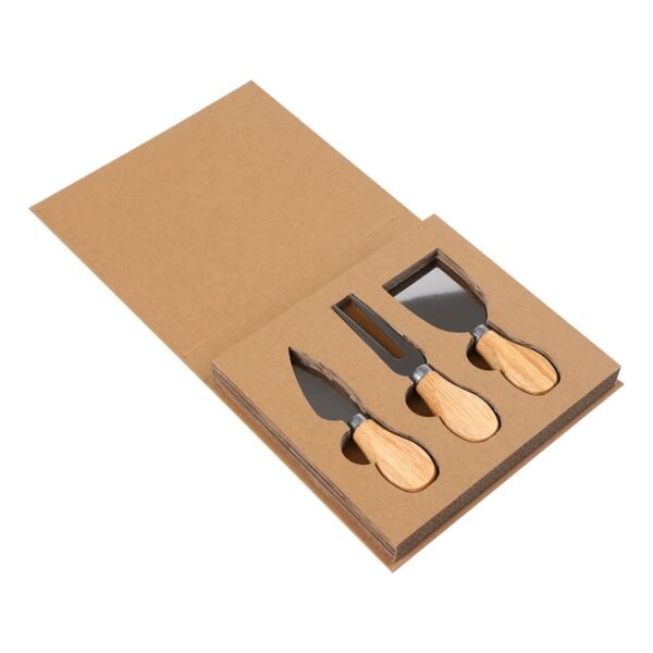 SET DE 3 UTENSILIOS PARA QUESO PLATEADO / JA3445 / FS006