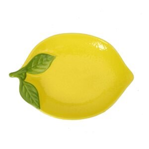 PLATO VERDE EN FORMA DE LIMON / JA3464 / FS006