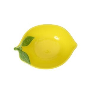 PLATILLO VERDE EN FORMA DE LIMON / JA3466 / FS006