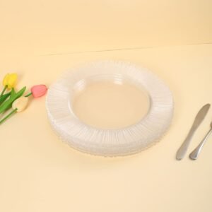 PLATO BASE DE VIDRIO TRANSPARENTE / JA3474 / FS006