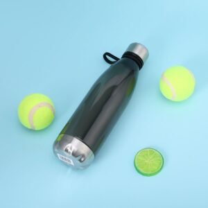 BOTELLA PLASTICA NEGRA / JA3498 / FS006