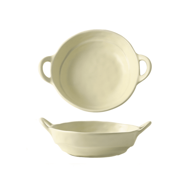 BANDEJA DE CERAMICA BEIGE / JA3603-BEIGE /FS006
