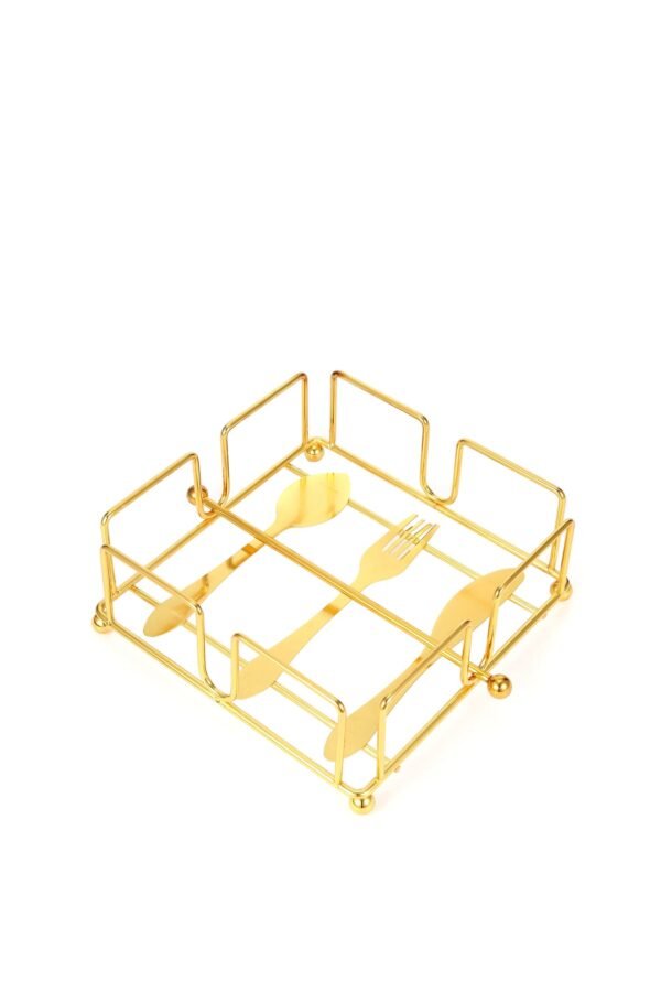 SERVILLETERO DORADO DE METAL / JA3610-GOLD / FS006 - Image 2