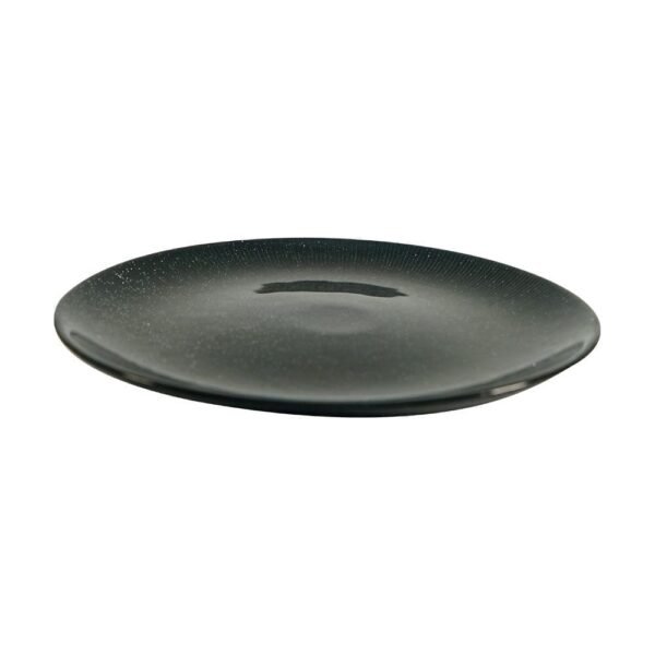 PLATO POSTRE DE VIDRIO NEGRO / YL9-42BLACK / FS006 - Image 2