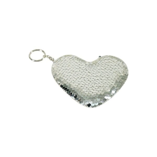 LlAVERO DE LENTEJUELAS EN FORMA DE CORAZON / JA1374 / FS006