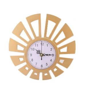 RELOJ DE PARED ABSTRACTO DORADO / JA2288 / FS006