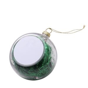 ESFERAS NAVIDEÑAS VERDE PARA SUBLIMAR / JA2435-GREEN / FS006