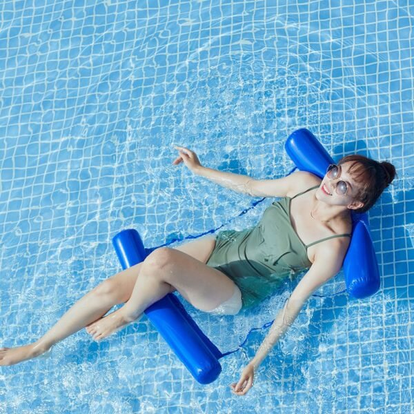 HAMACA INFLABLE PLEGABLE DE PVC PARA PISCINA / JA2651 / FS006