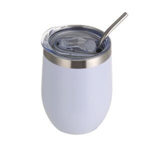 TUMBLER BLANCO CON SORBETE / JA3134-WHITE / FS006
