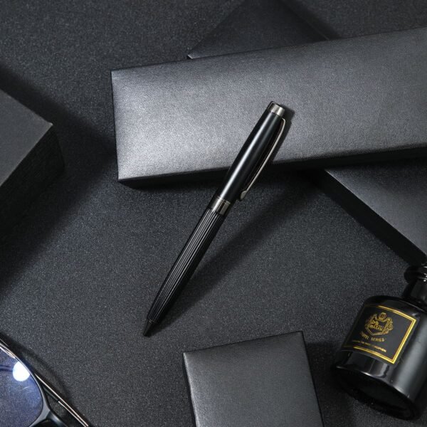 BOLIGRAFO NEGRO DE METAL + ESTUCHE / JA3553 / FS006
