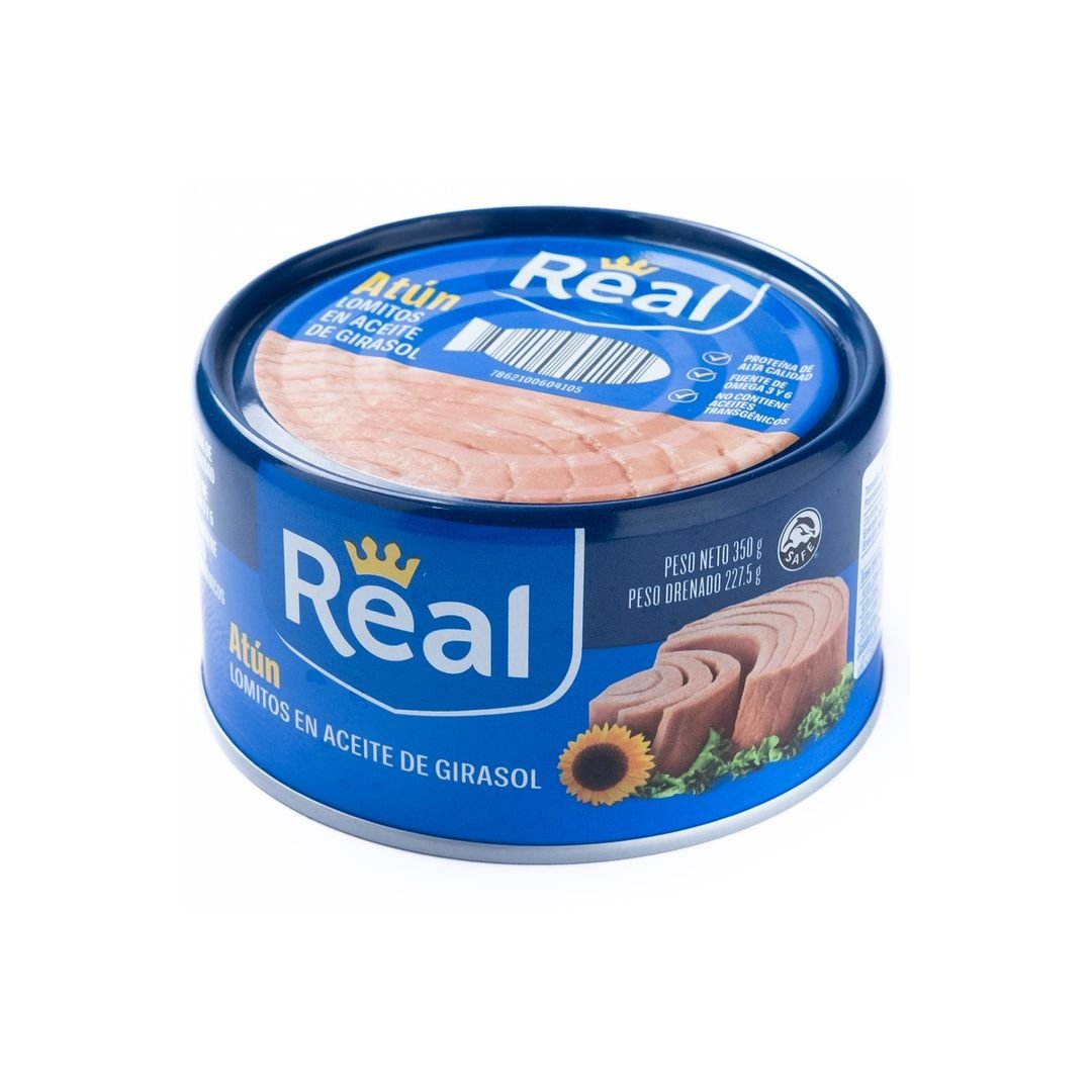 Atún Real Lomitos en Aceite de Girasol 350 g/FS0011