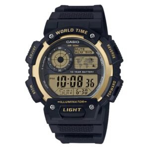Reloj Casio Sporty Digital Negro Hombre-AE-1400WH-9AVDF/FS0010 DEPORTIVO