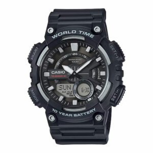 Reloj Casio Análogo / Digital Negro Hombre -AEQ-110W-1AVDF/FS0010 DEPORTIVO
