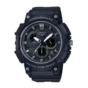 Reloj Casio Análogo Negro Hombre-MCW-200-1A2VDF/FS0010 DEPORTIVO