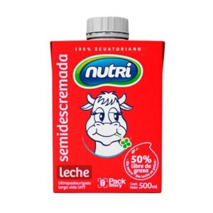 Leche Semidescremada Nutri Cartón 500 ml / FS0011