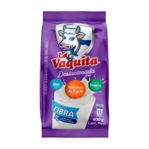 Leche en Polvo Deslactosada La Vaquita Nutrimás Funda 400 g / FS0011