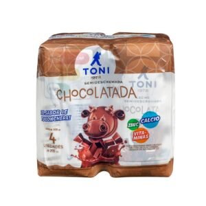 Pack 4 und. Leche Semidescremada Toni Chocolate 200 ml / FS0011