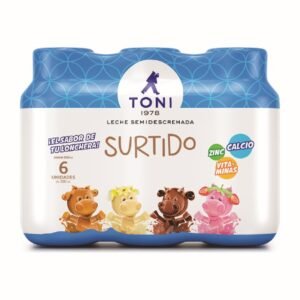 Pack 6 und. Leche Semidescremada Toni Surtido 200 ml / FS0011