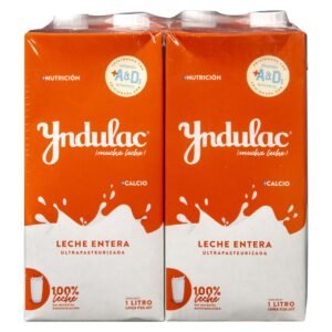 Pack 4 Uds Leche Indulac Entera 1L / FS0011