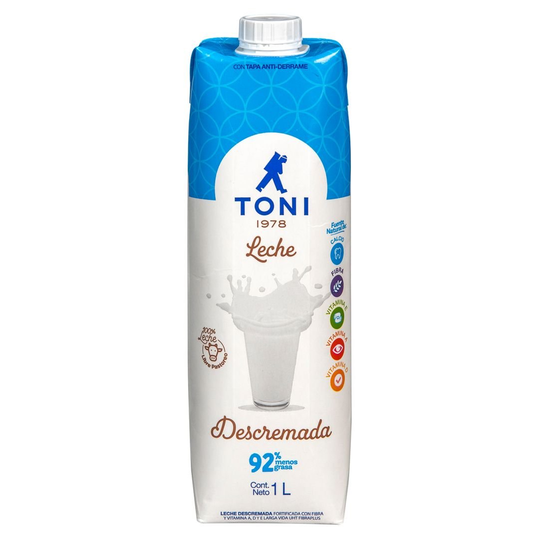 Leche Toni Descremada Cartón 1L / FS0011