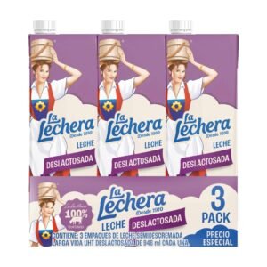 Pack 3 und. Leche Deslactosada La Lechera Cartón 1 L / FS0011