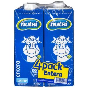 Pack 4 Uds Leche Nutri Entera Cartón 1L / FS0011