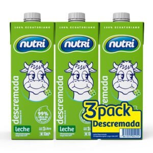 Pack 3 Uds Leche Nutri Descremada 1L / FS0011