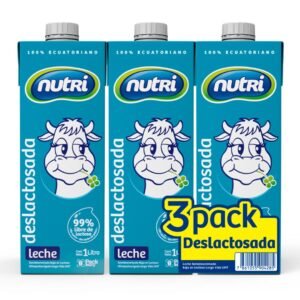 Pack 3 Uds Leche Nutri Deslactosada 1L / FS0011