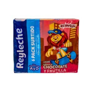 Pack 6 und. Leche Semidescremada Reyleche Surtido 200 ml / FS0011