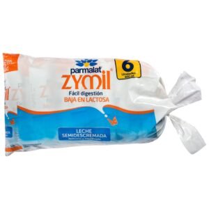 Pack 6 Uds Leche Semidescremada Zymil Parmalat en Funda 900ml / FS0011