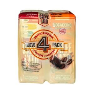 Pack 4 und. Café con Leche Toni Caffe Lato Capuccino & Mocaccino 250 ml / FS0011