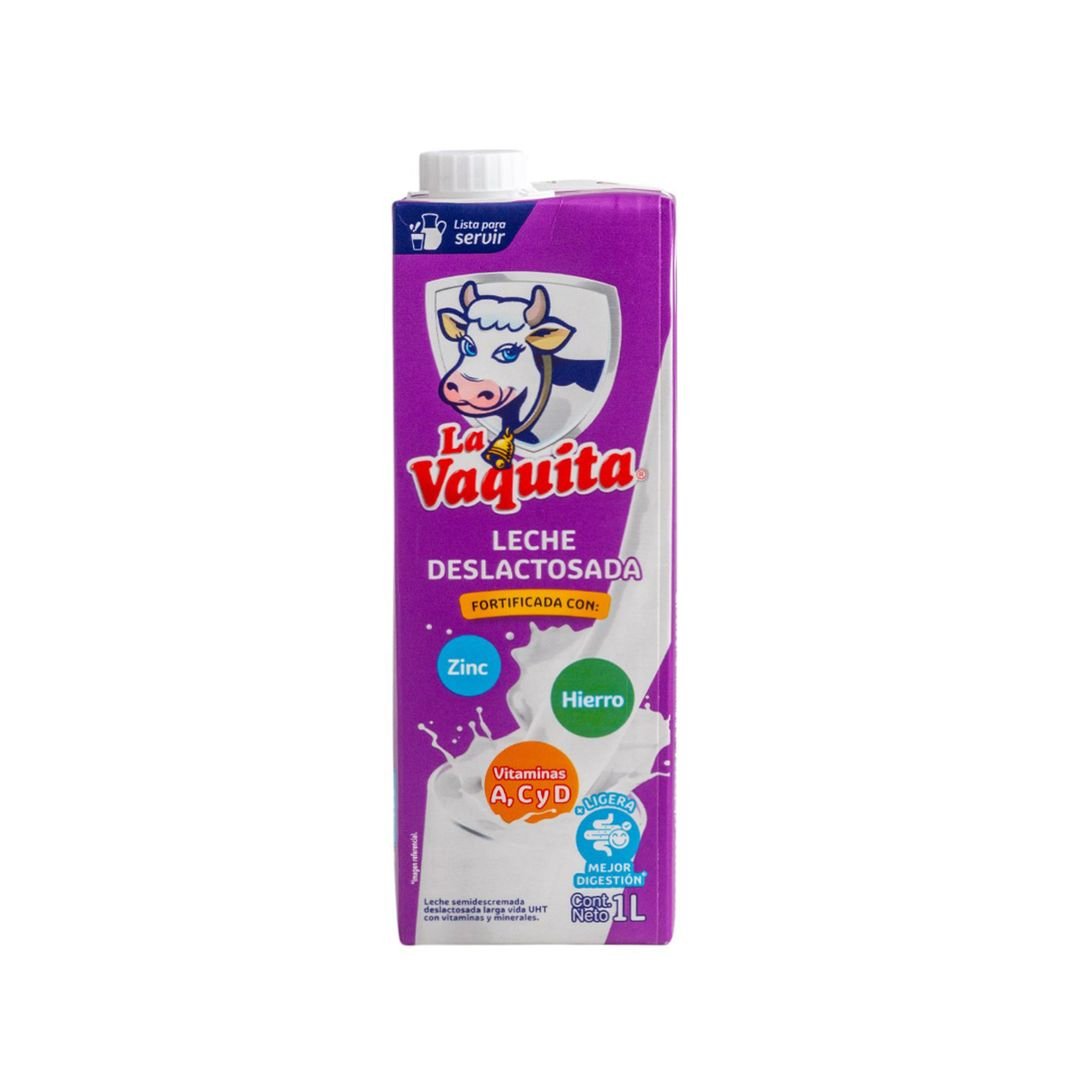Pack 4 Uds Leche Deslactosada La Vaquita 1 L / FS0011 - Image 2